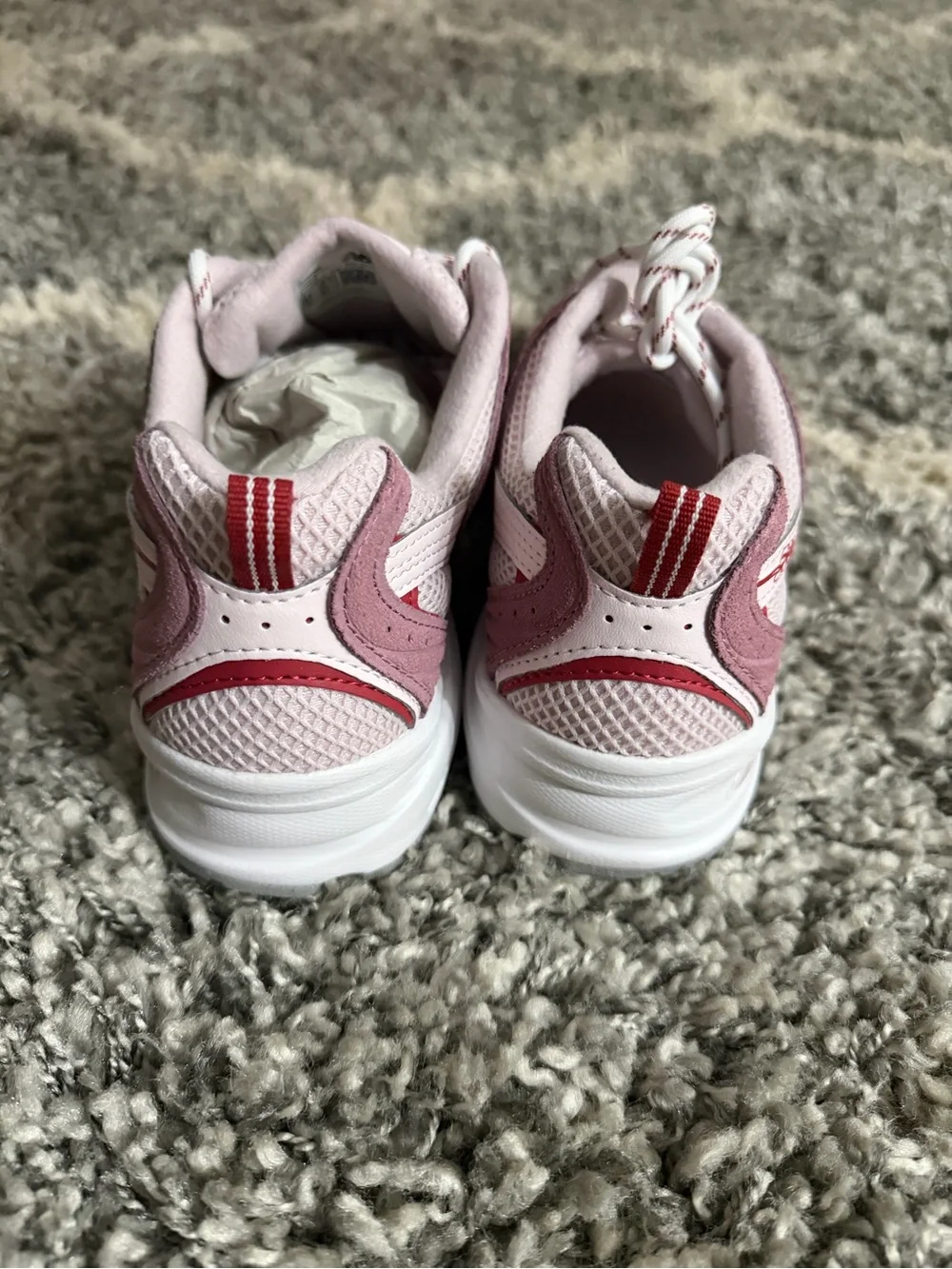 New Balance Women's Pink and Maroon 530 Running Sneakers